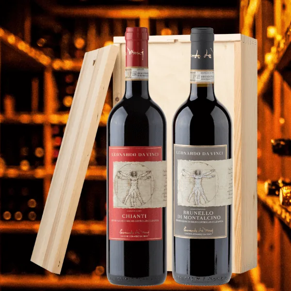 Chianti & Brunello di Montalcino DOCG | Wijnpakket van Leonardo da Vinci