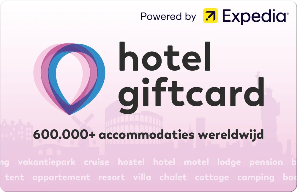 Hotelgiftcard | 25 euro van Hotelgiftcard cadeaukaarten