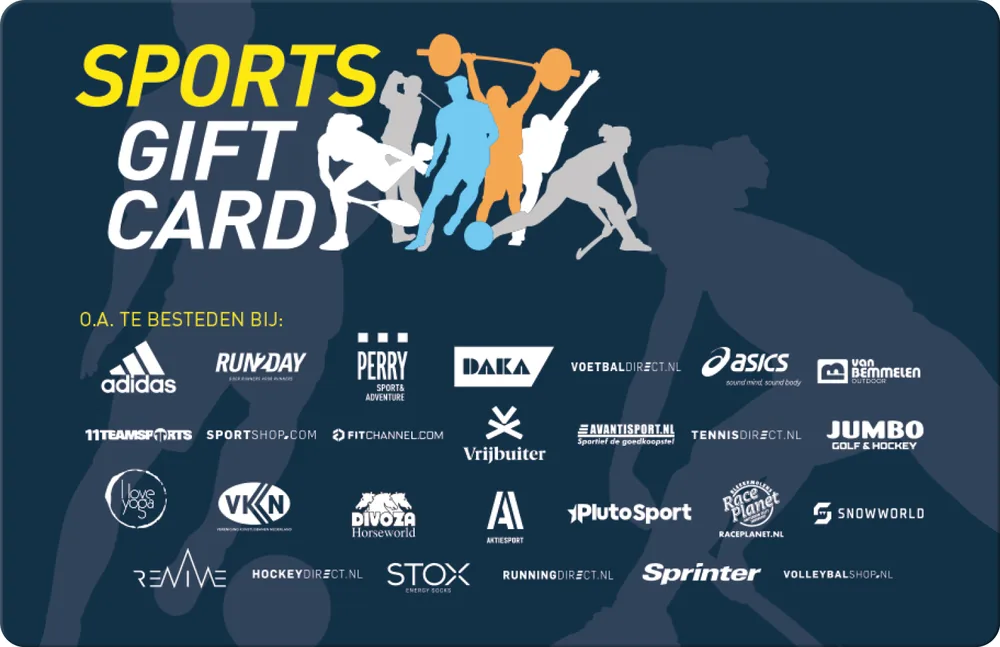Sports Gift Card van CadeauConcepten