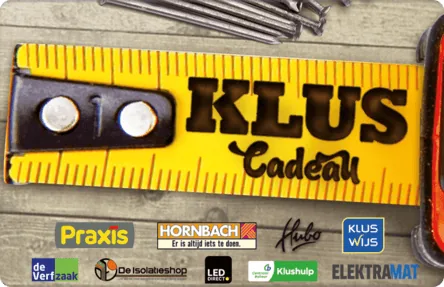 Kluscadeau kaart van Kluscadeau