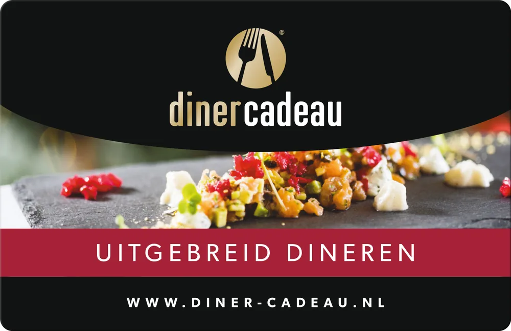 Uitgebreid dineren Cadeaukaart van Diner Cadeaukaart
