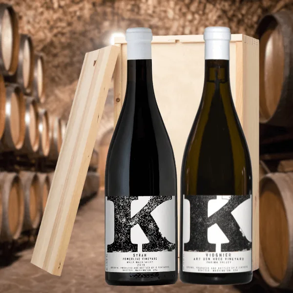 K Vintners Powerline Syrah & K Vintners Art Den Hoed Viognier | Wijnpakket van House of Smith Wines