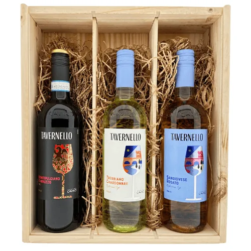 Tavernello Rood, Wit & Rose | Wijnpakket van Tavernello wijnen