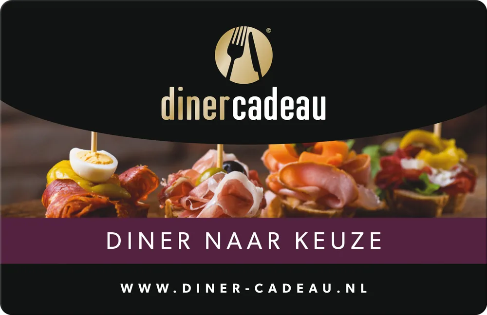 Een diner naar keuze Cadeaukaart van Diner Cadeaukaart