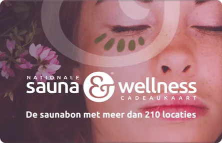 Nationale Sauna & Wellness Cadeaukaart van Nationale Sauna & Wellness cadeaukaarten