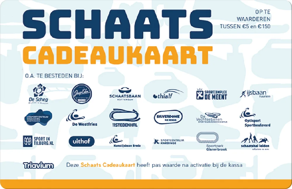 Schaats Cadeaukaart van CadeauConcepten