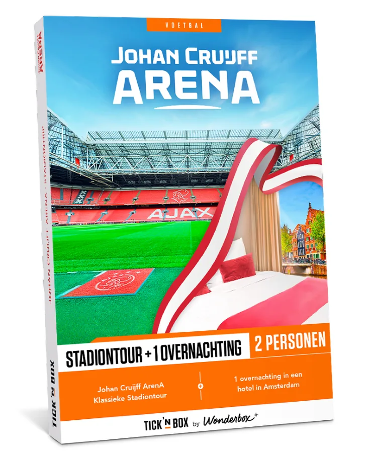 Tick'nBox - JC Arena Stadion Tour van Tick'nBox cadeaukaarten