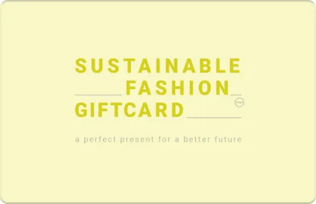 Sustainable Fashion Gift Card van CadeauConcepten