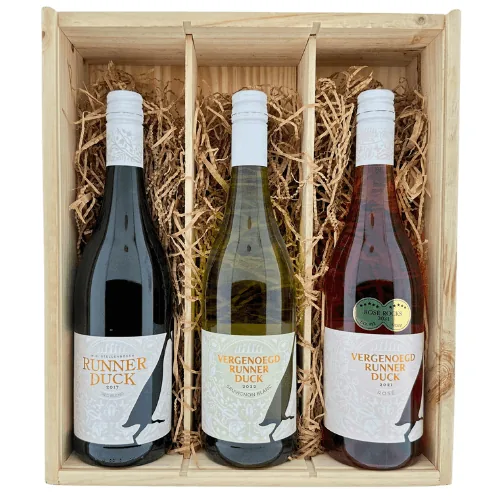 Runner Duck | Wijnpakket van Vergenoegd Wine Estate