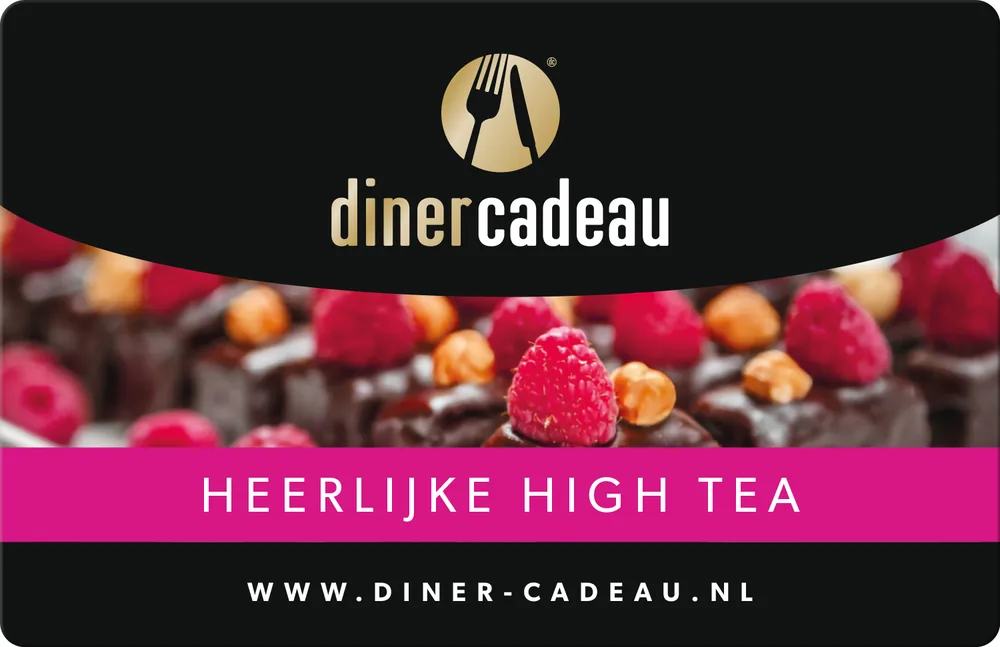 Heerlijke high tea Cadeaukaart van Diner Cadeaukaart