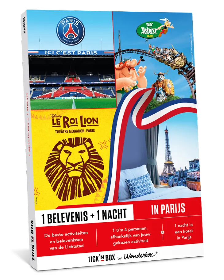 Tick'nBox - Multi Paris van Tick'nBox cadeaukaarten