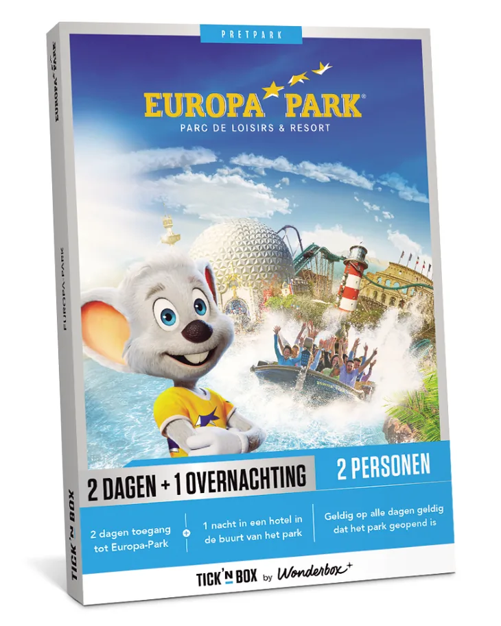 Tick'nBox - Europa-Park 2 dagen/1 nacht van Tick'nBox cadeaukaarten