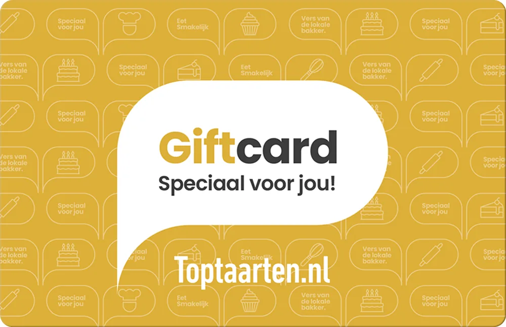 Toptaarten Cadeaukaart van Digitaal