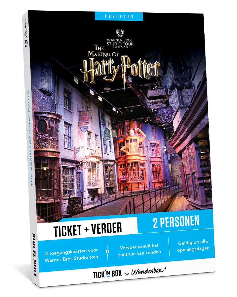 Tick'nBox - Harry Potter Studio van Tick'nBox cadeaukaarten