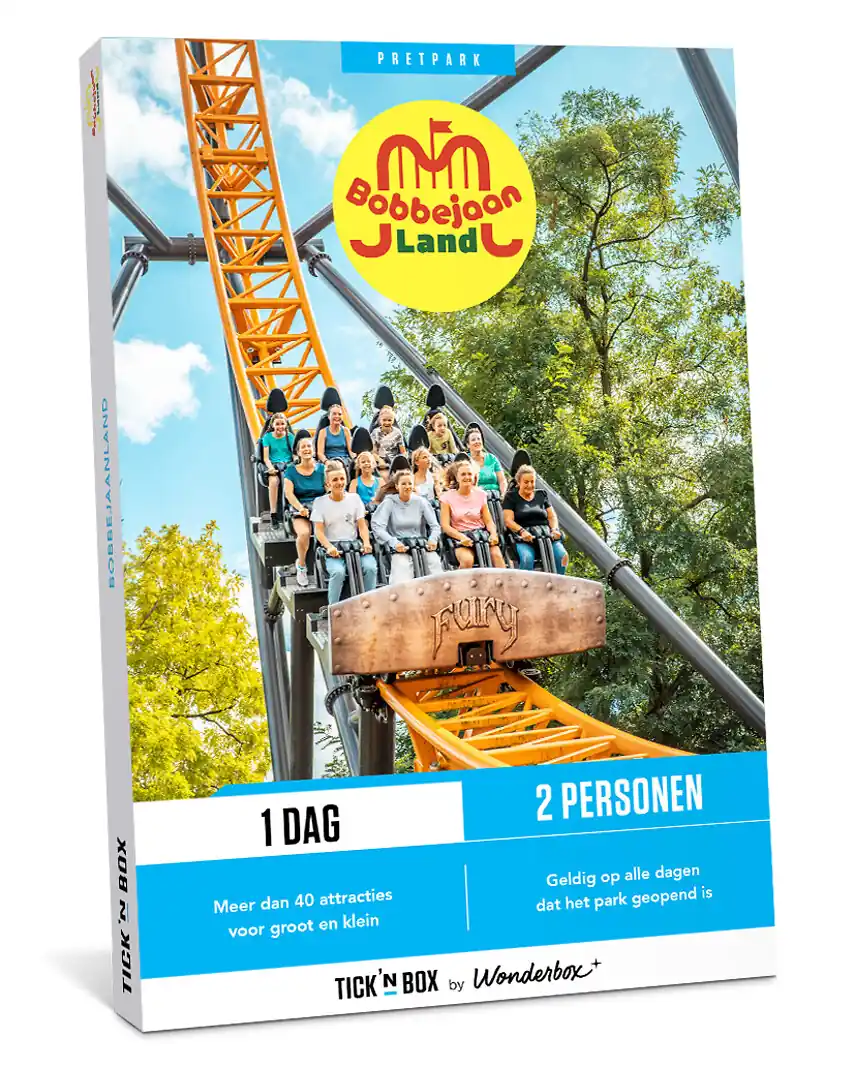 Tick'nBox - Bobbejaanland van Tick'nBox cadeaukaarten