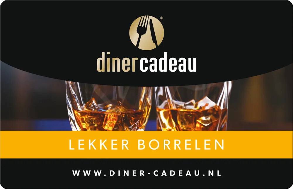 Lekker borrelen in de buurt Cadeaukaart van Diner Cadeaukaart