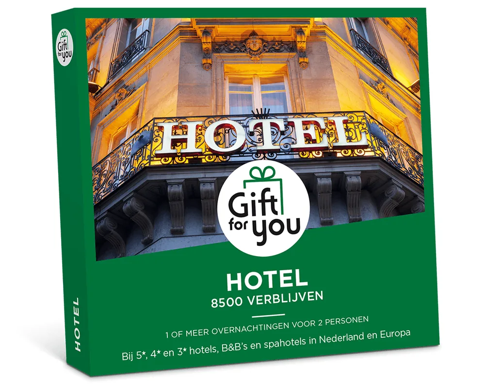 GiftForYou – Hotel van GiftForYou cadeaukaarten