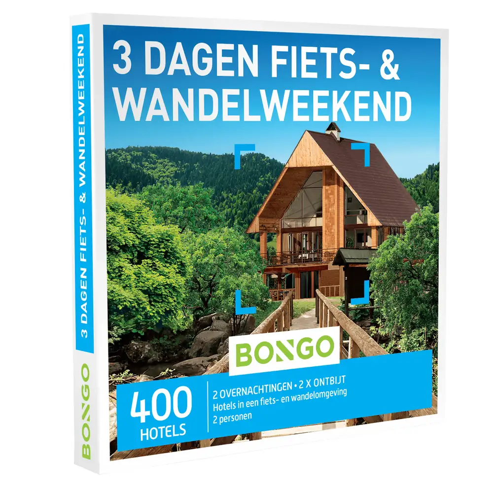 Bongo - 3 dagen Fiets- en Wandelweekend van Bongo | Luxe Cadeauboxen