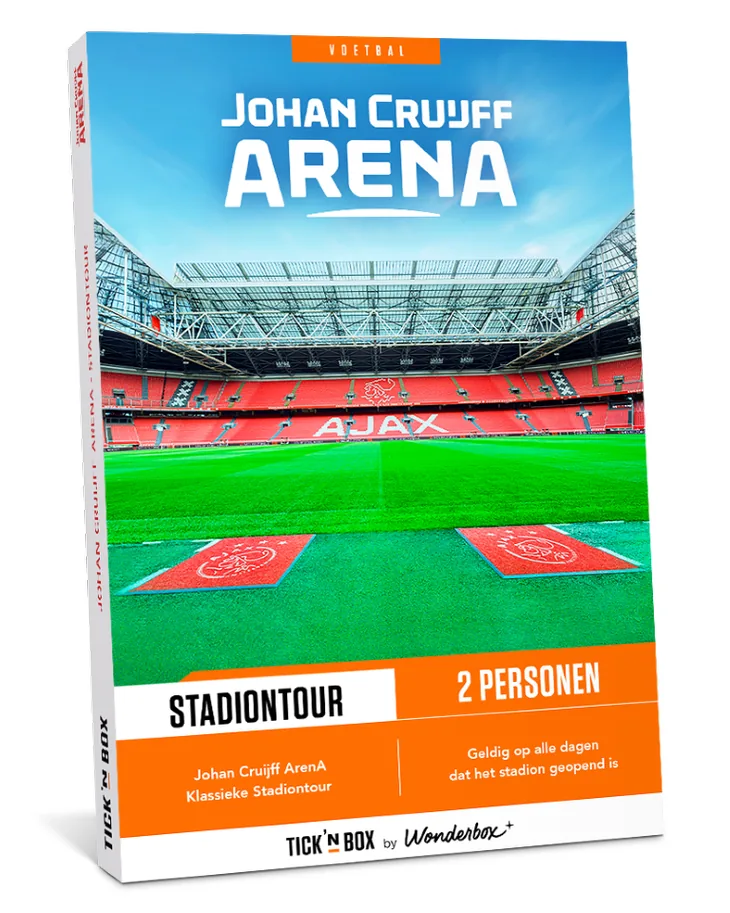 Tick'nBox - JC Arena Stadion Tour van Tick'nBox cadeaukaarten