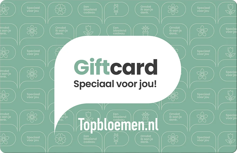 Topbloemen Cadeaukaart van Digitaal