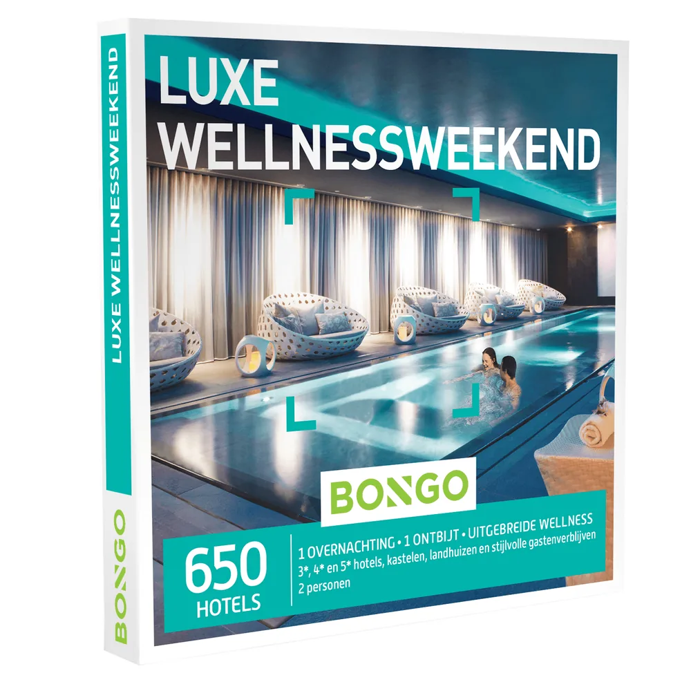 Bongo - Luxe wellnessweekend van Bongo | Luxe Cadeauboxen