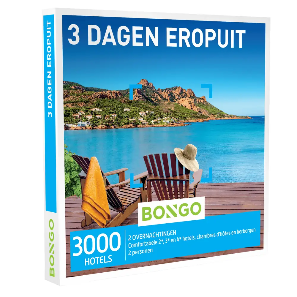 Bongo - 3 dagen eropuit in Europa van Bongo | Luxe Cadeauboxen