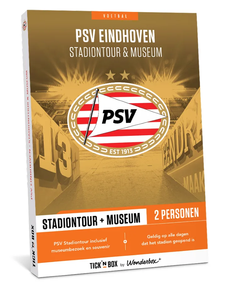 Tick'nBox - PSV Stadion & Museum Tour van Tick'nBox cadeaukaarten
